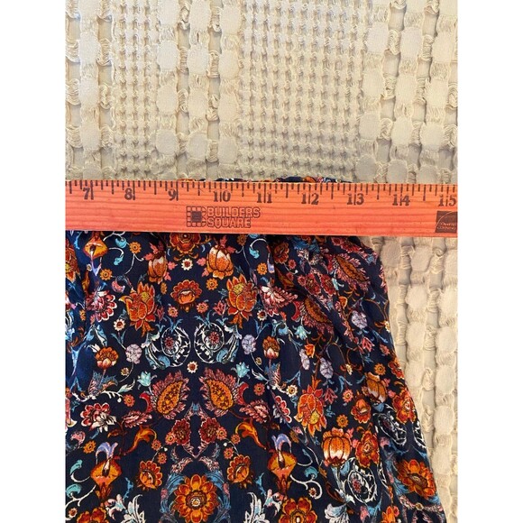 Pink Republic Shorts Women’s Navy Patterened  Size M Lace Edging Casual Comfy - Picture 7 of 8